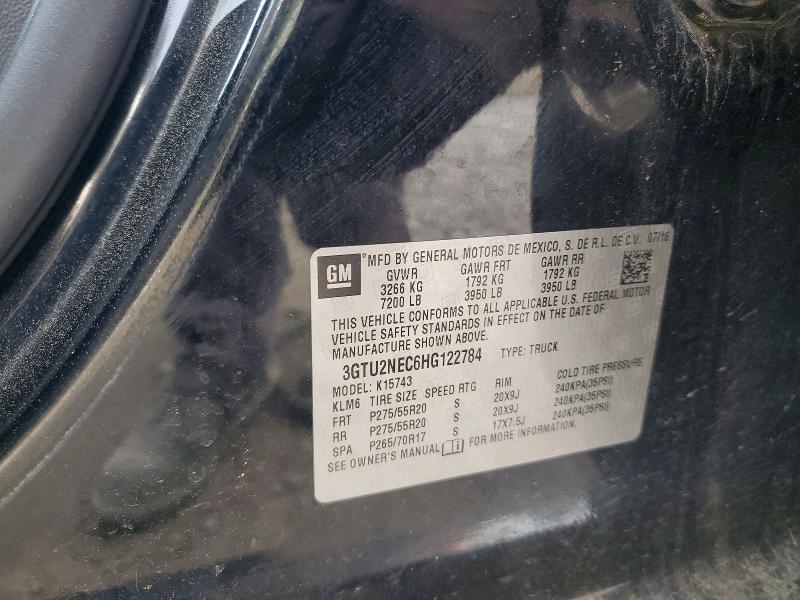 2017 GMC Sierra K1500 slt