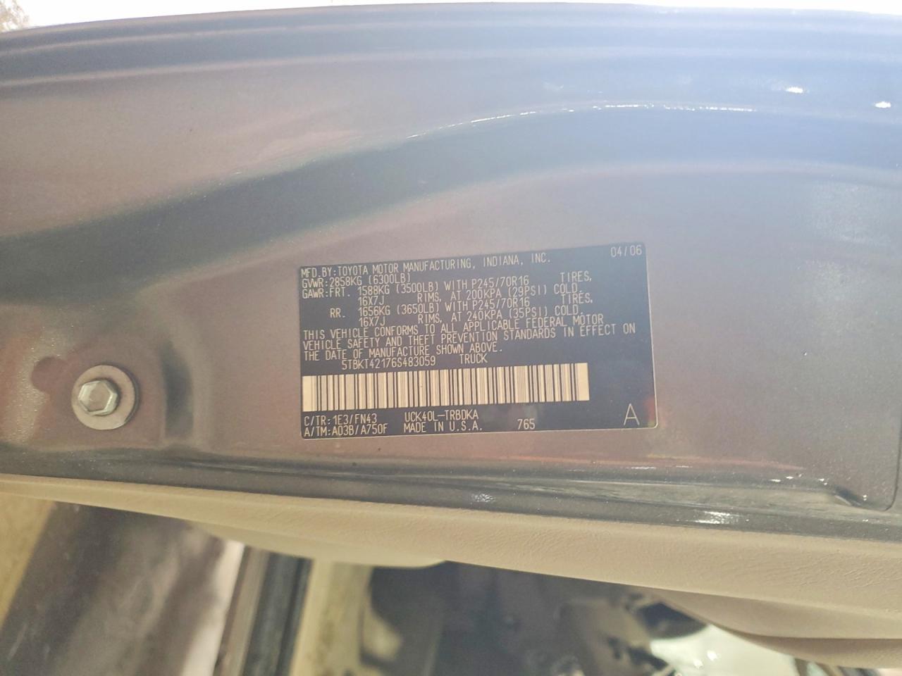 2006 Toyota Tundra Base