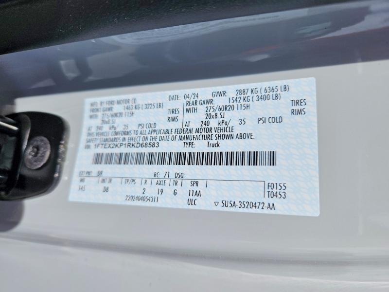 2024 Ford F150 STX