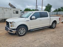 Salvage trucks for sale at Oklahoma City, OK auction: 2015 Ford F150 Supercrew