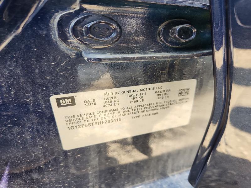 2017 Chevrolet Malibu lt