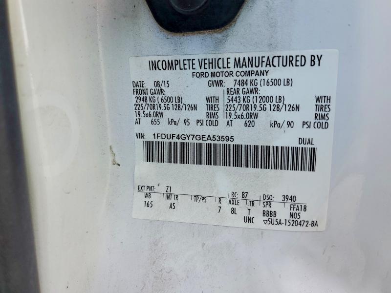 2016 Ford F450 Super Duty Utility / Service Truck