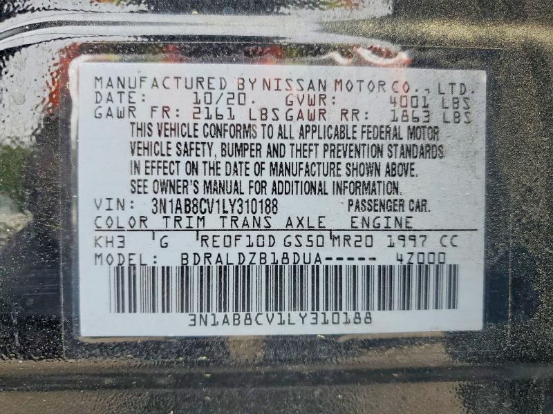 2020 Nissan Sentra sv