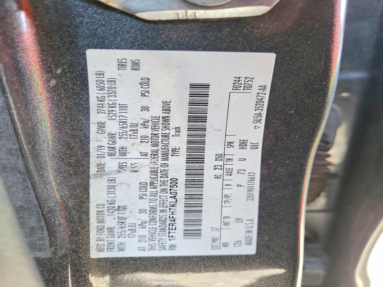 2019 Ford Ranger XL