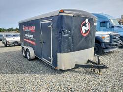 Salvage trucks for sale at Spanaway, WA auction: 2007 Mirage MXL716TA2 Enclosed Cargo Trailer