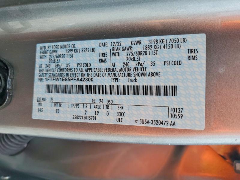 2023 Ford F150 Supercrew