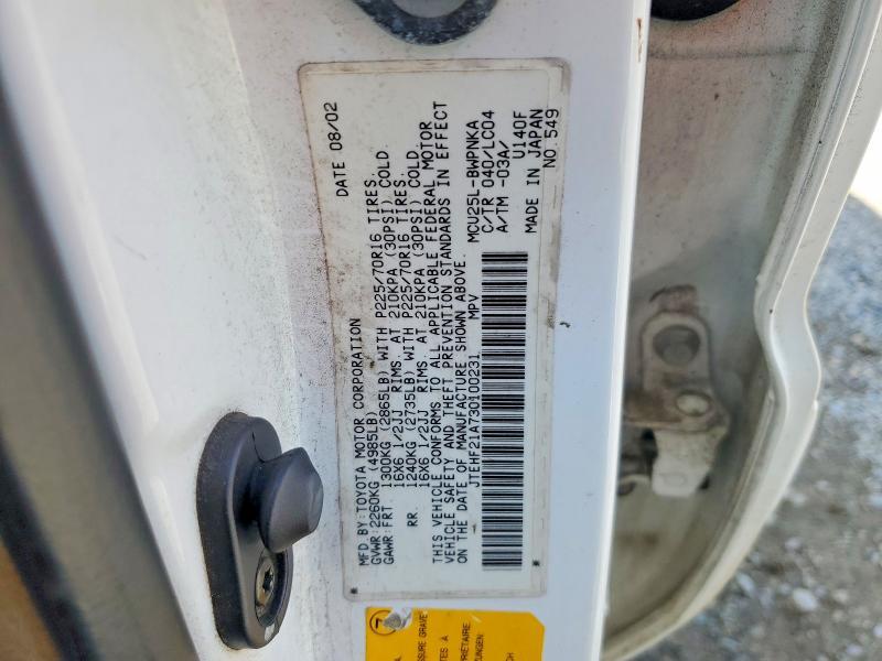 2003 Toyota Highlander Limited