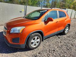 Chevrolet salvage cars for sale: 2016 Chevrolet Trax 1LT