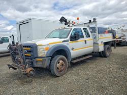 Salvage trucks for sale at Sacramento, CA auction: 2015 Ford F550 Super Duty