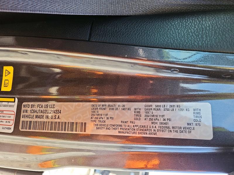 2020 Jeep Gladiator Sport