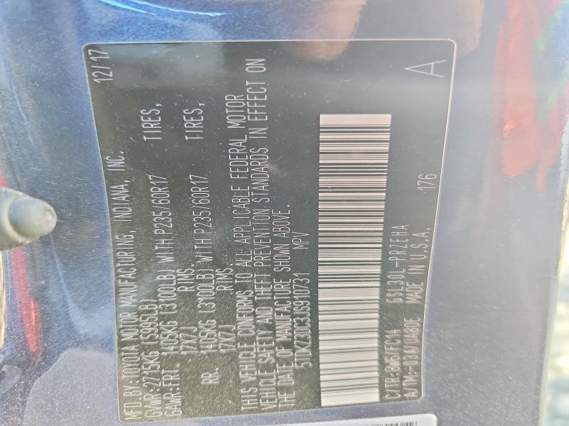 2018 Toyota Sienna le