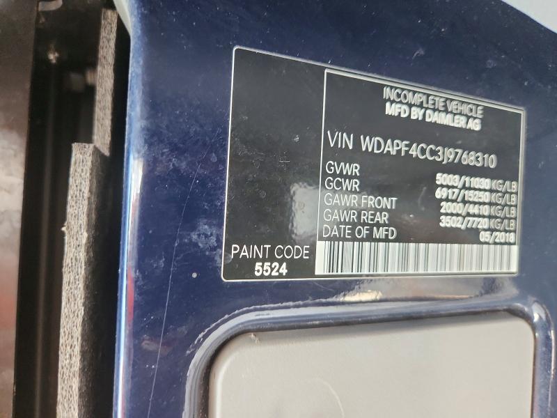 2018 Mercedes-Benz Sprinter box Truck