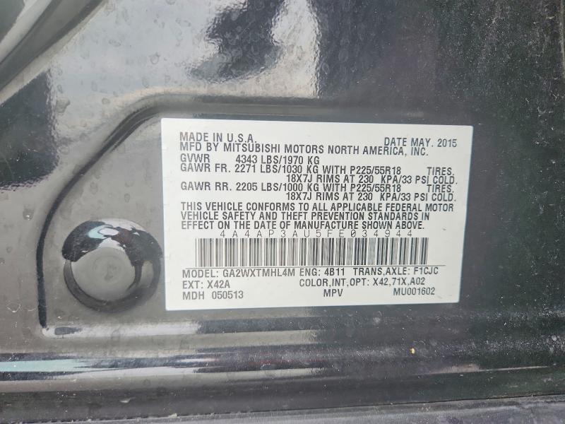 2015 Mitsubishi Outlander Sport es