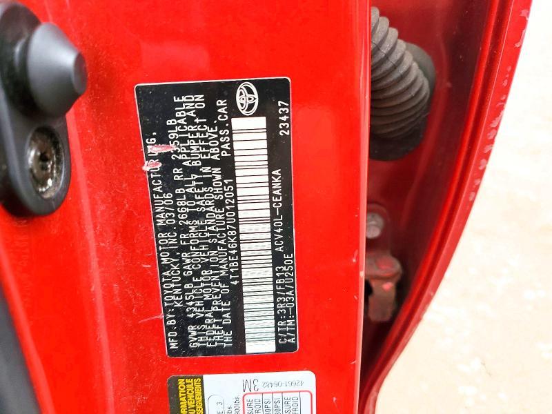 2007 Toyota Camry le