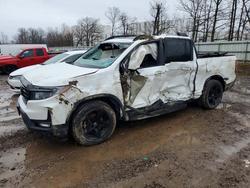 Salvage trucks for sale at Central Square, NY auction: 2021 Honda Ridgeline Black Edition