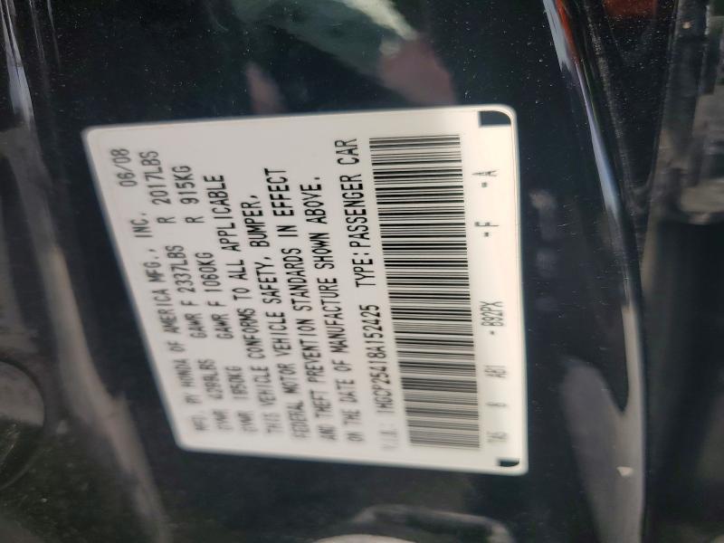 2008 Honda Accord lxp