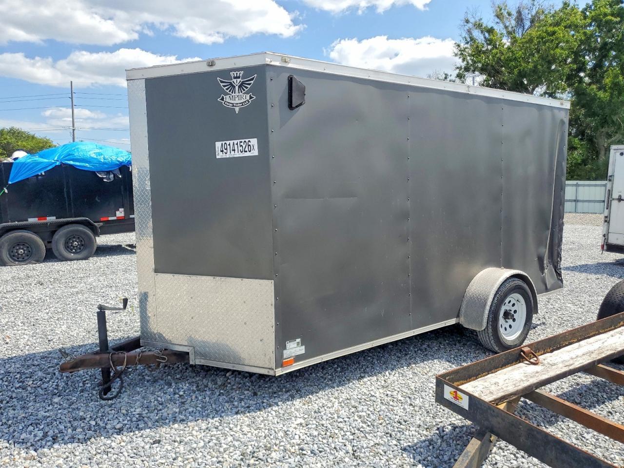 2023 Empire Cargo 6X12SA Enclosed Cargo Trailer