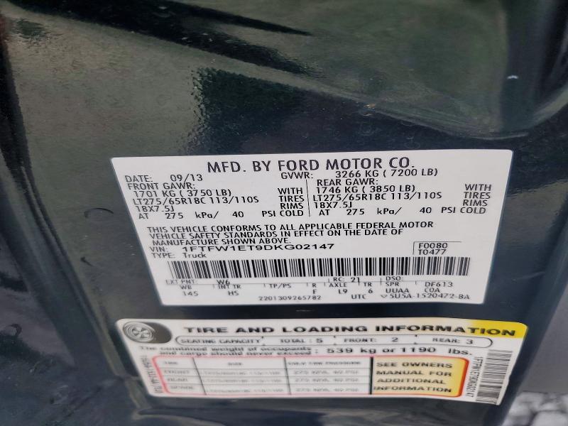 2013 Ford F150 Supercrew