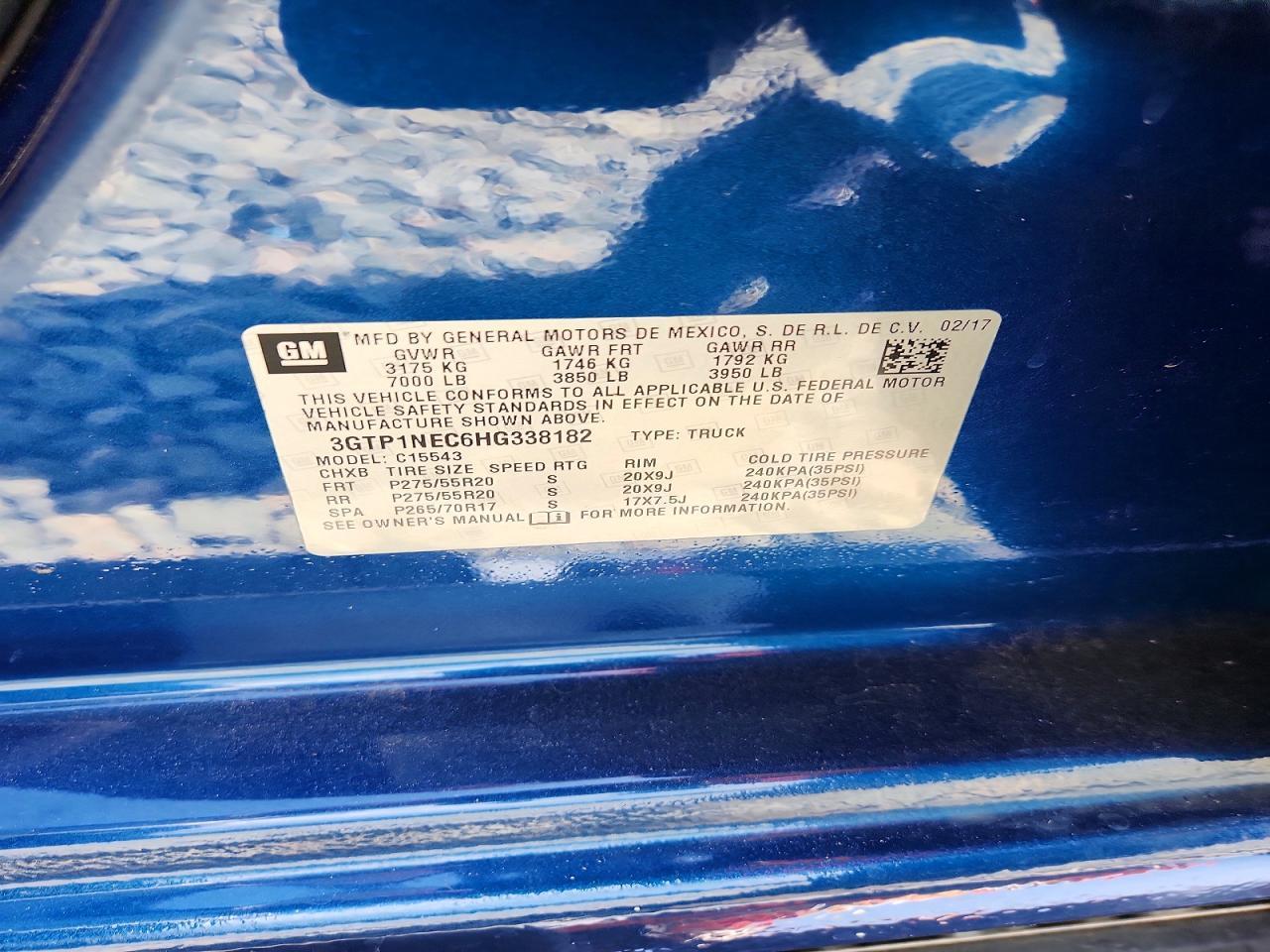 2017 GMC Sierra C1500 SLT