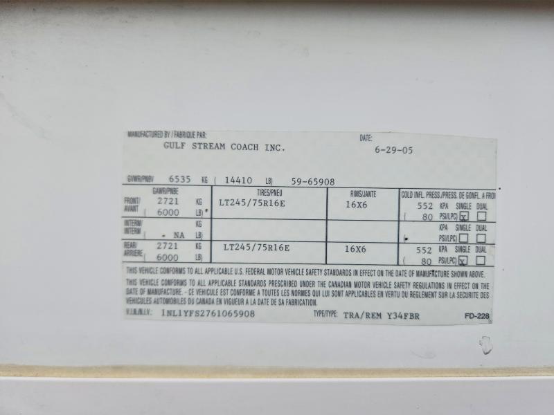 2006 Gulfstream Yellowstone 24403A