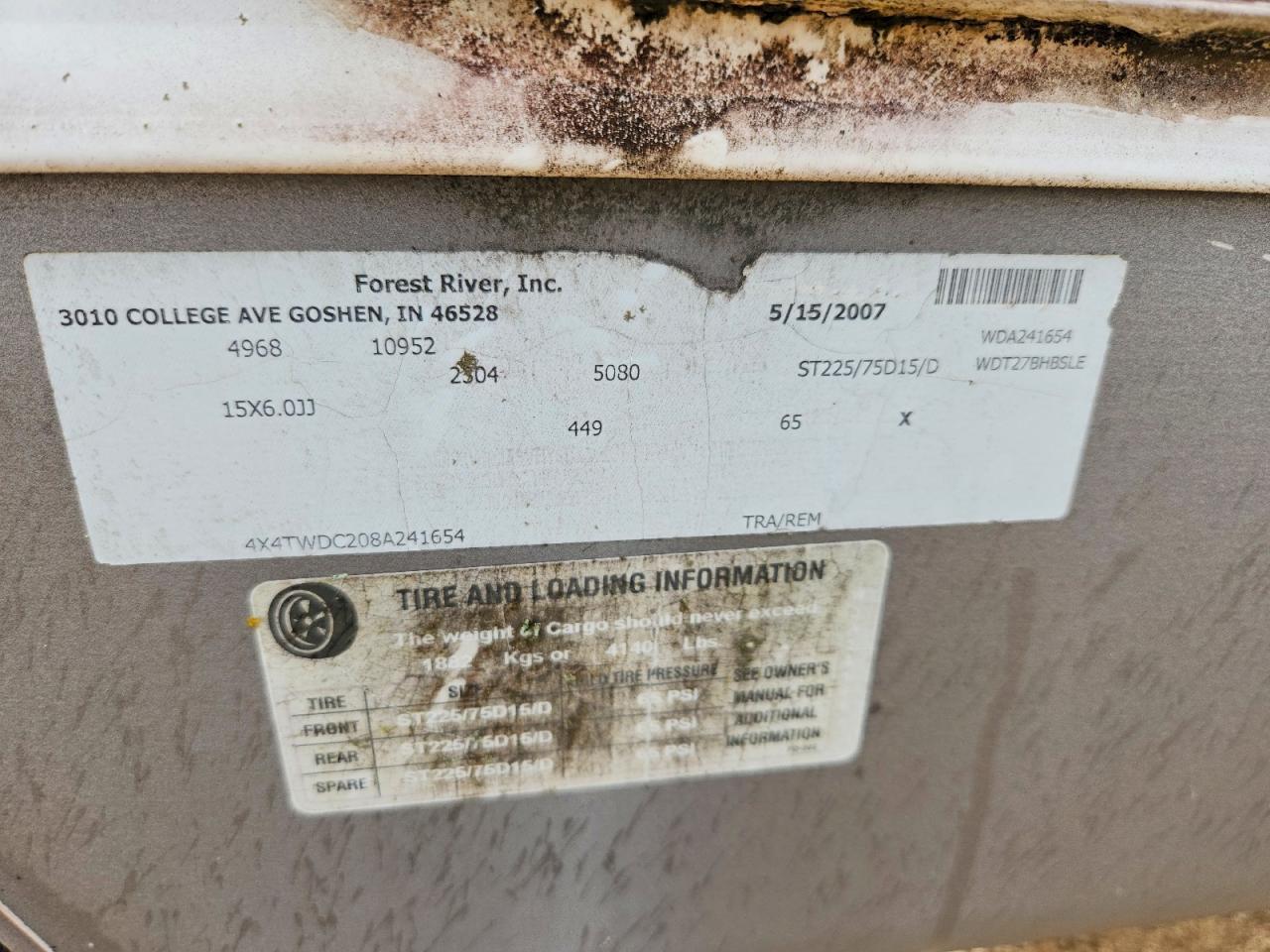 2008 Wildcat 2008 Forest River Wildwood Camper