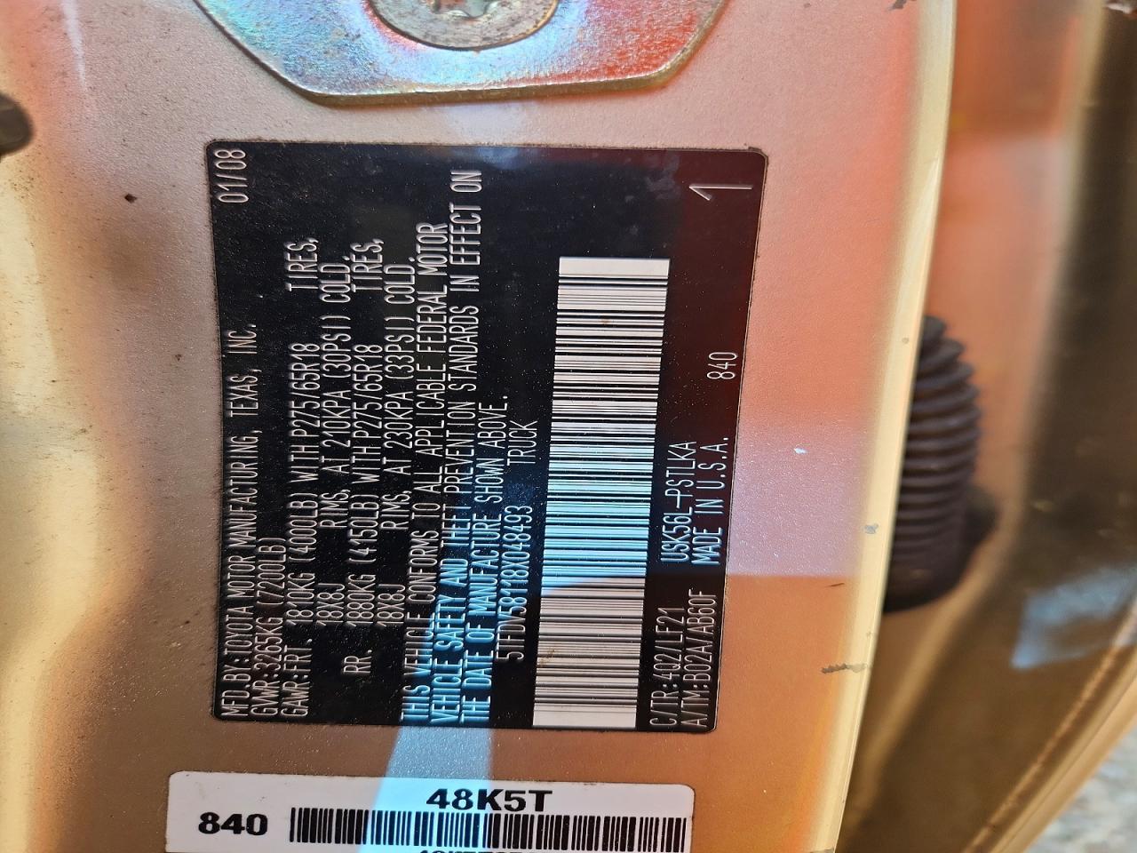 2008 Toyota Tundra Limited