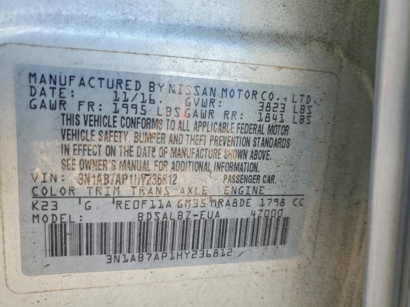 2017 Nissan Sentra s