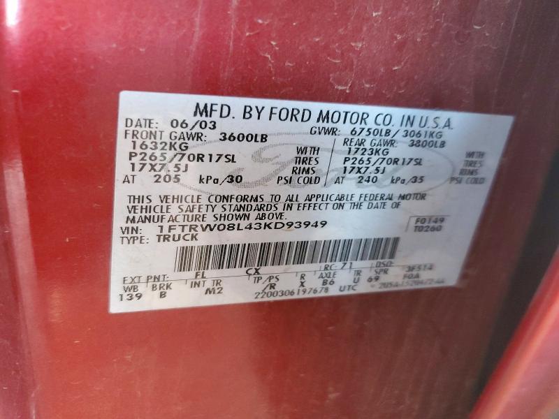 2003 Ford F150 Supercrew