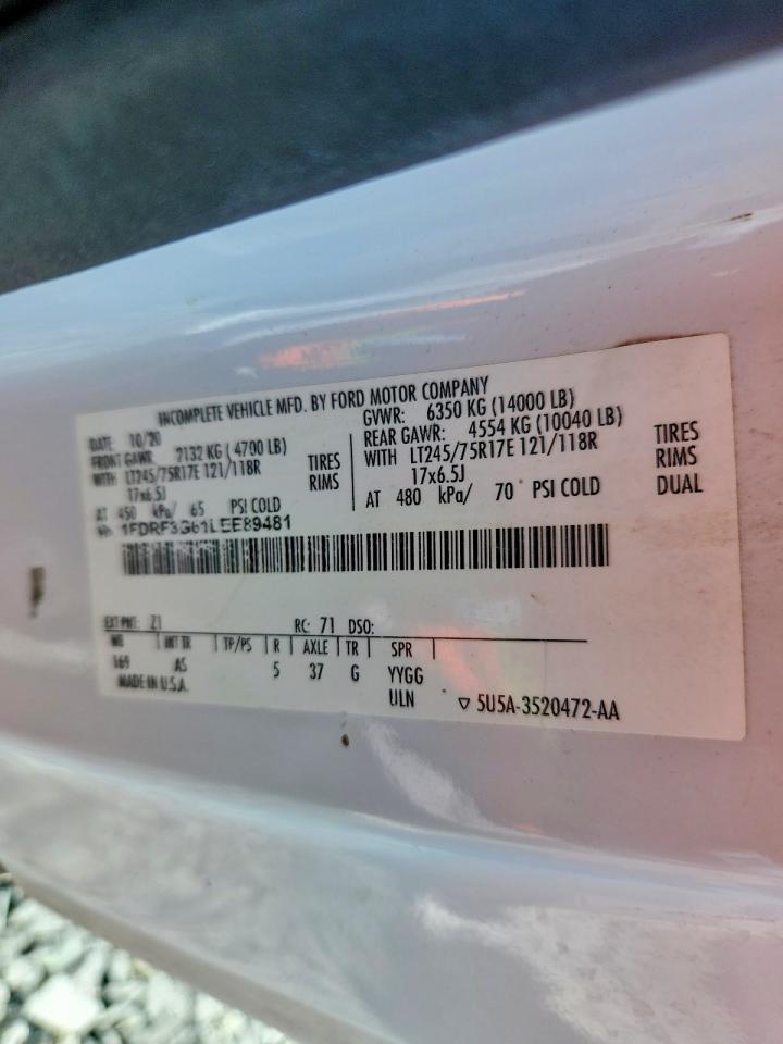 2020 Ford F350 Super Duty Utility / Service Truck