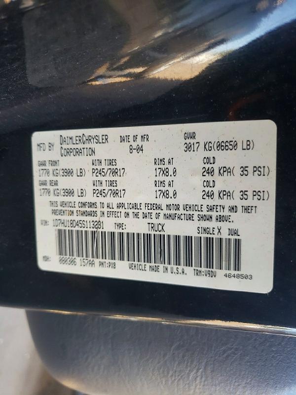 2005 Dodge RAM 1500 ST