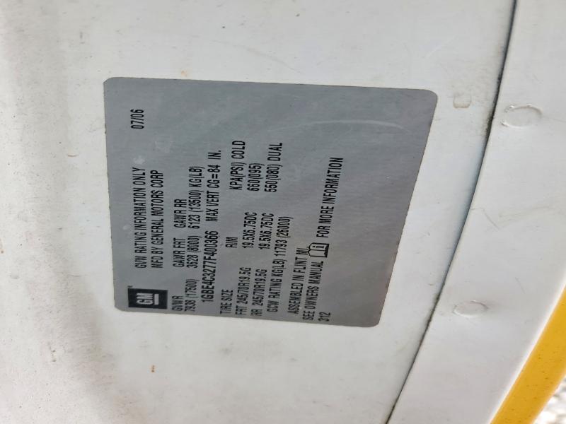 2007 Chevrolet C4500 Refuse Truck