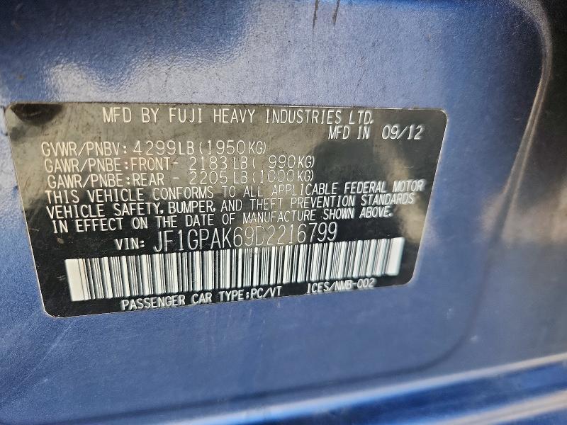 2013 Subaru Impreza Limited