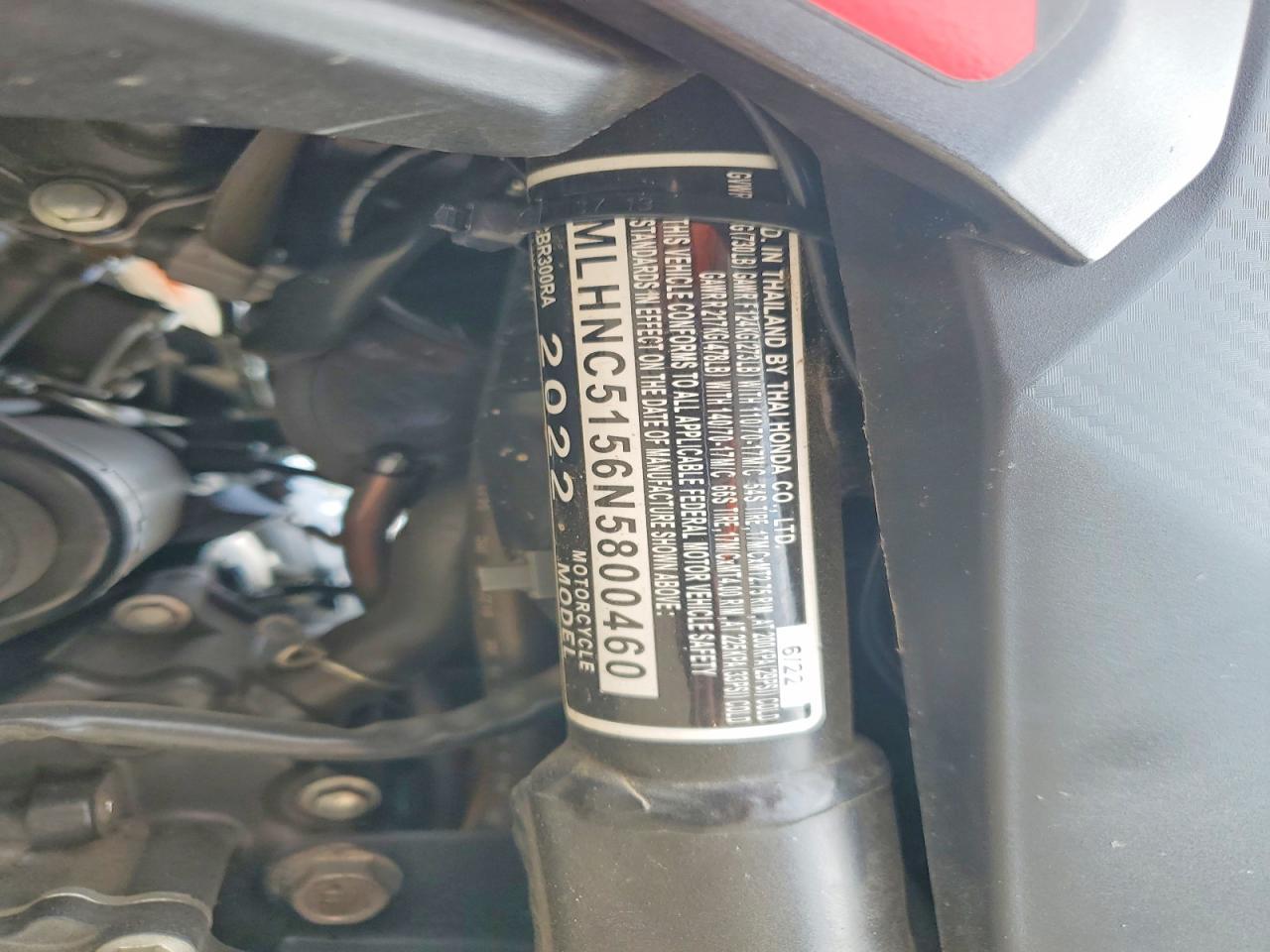 2022 Honda CBR300 RA