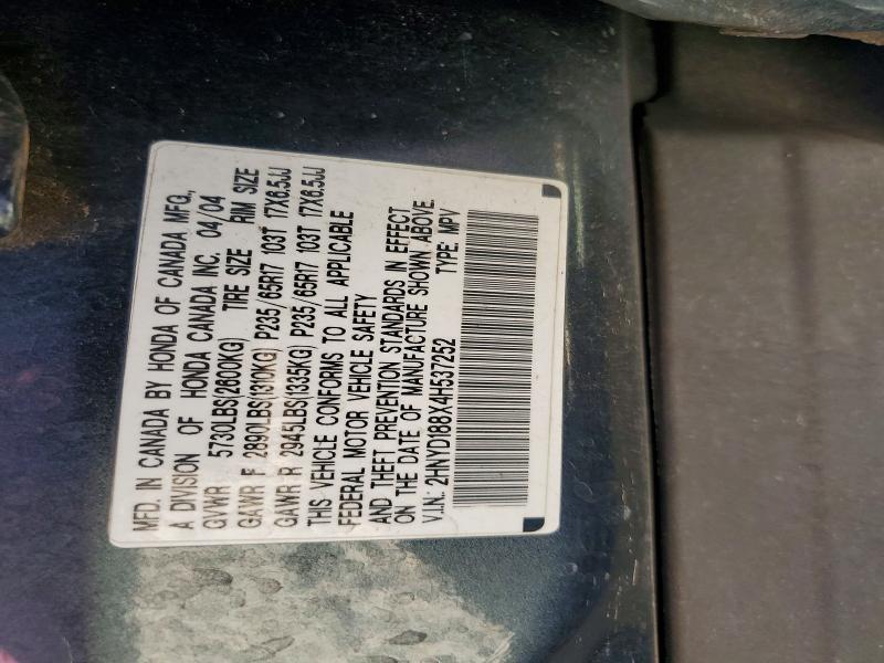 2004 Acura Mdx Touring