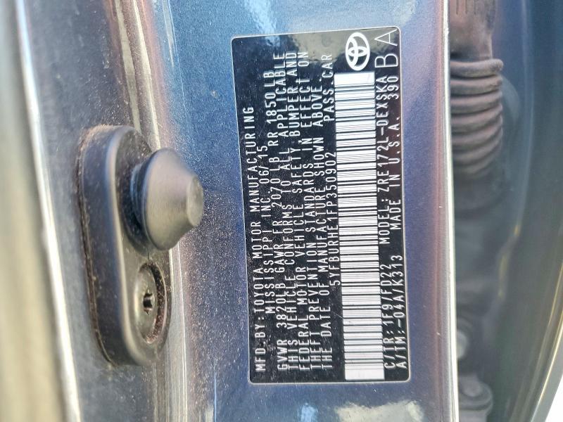 2015 Toyota Corolla s Plus