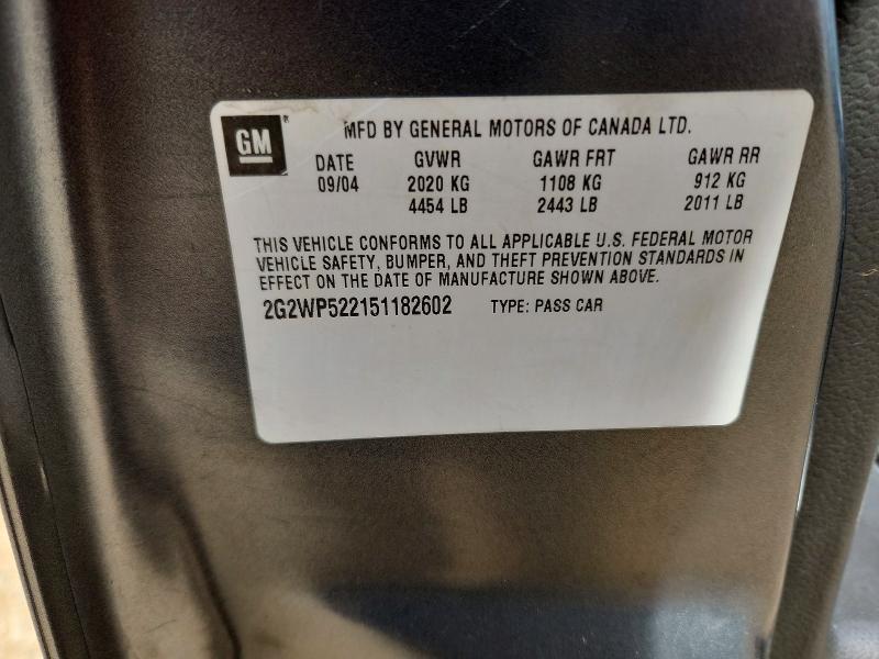 2005 Pontiac Grand Prix