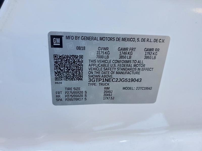 2018 GMC Sierra C1500 slt