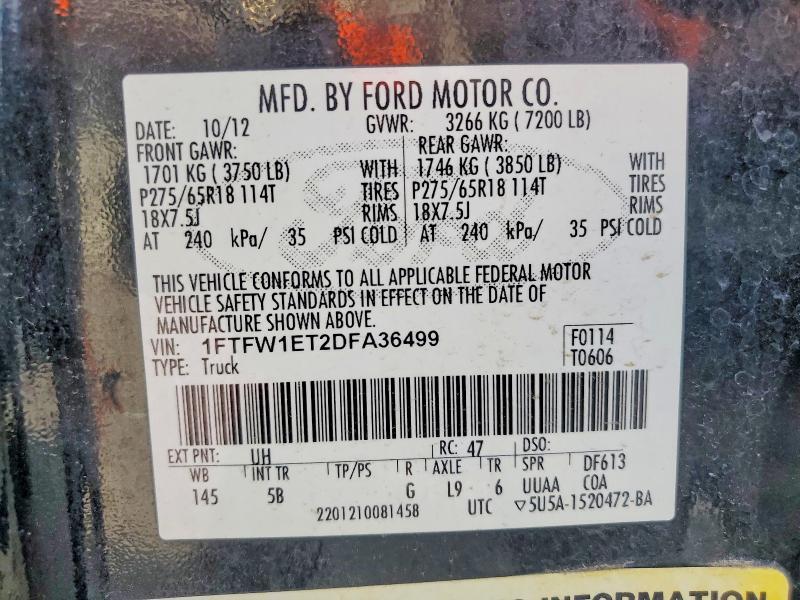 2013 Ford F150 Supercrew