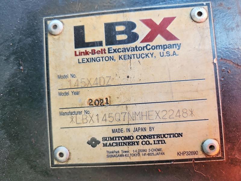 2021 Link-Belt 145X4INACE