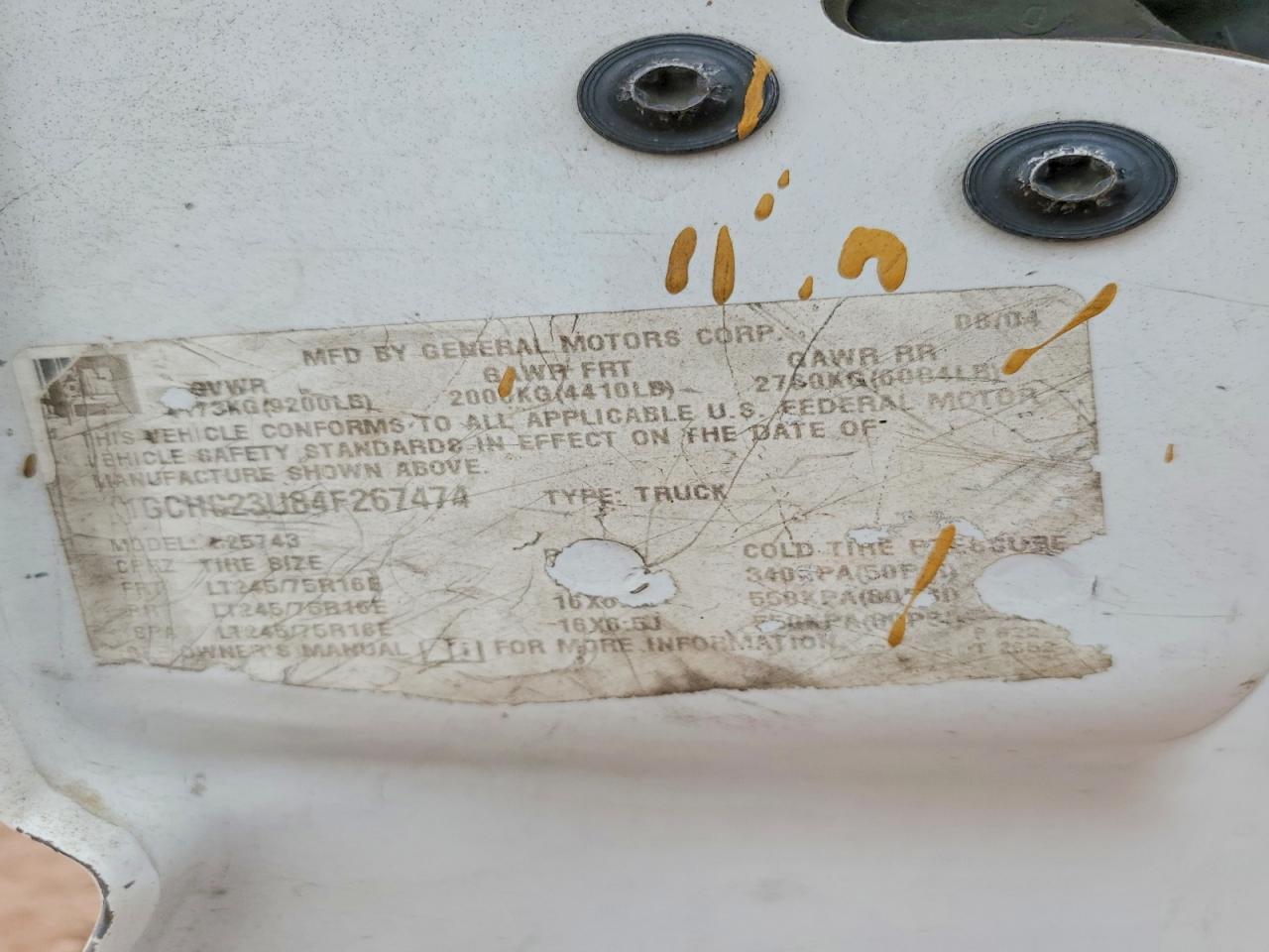 2004 Chevrolet Silverado C2500 Heavy Duty