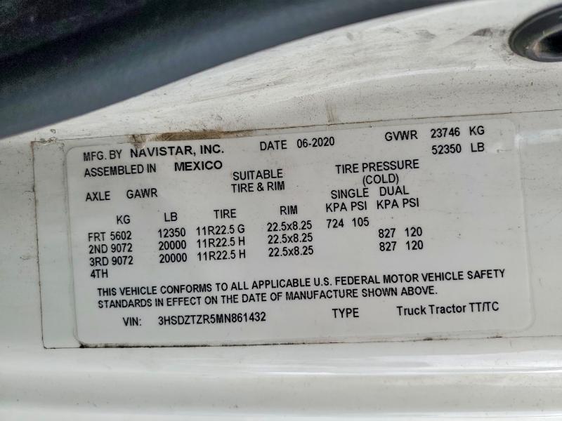 2021 International LT625 Semi Truck