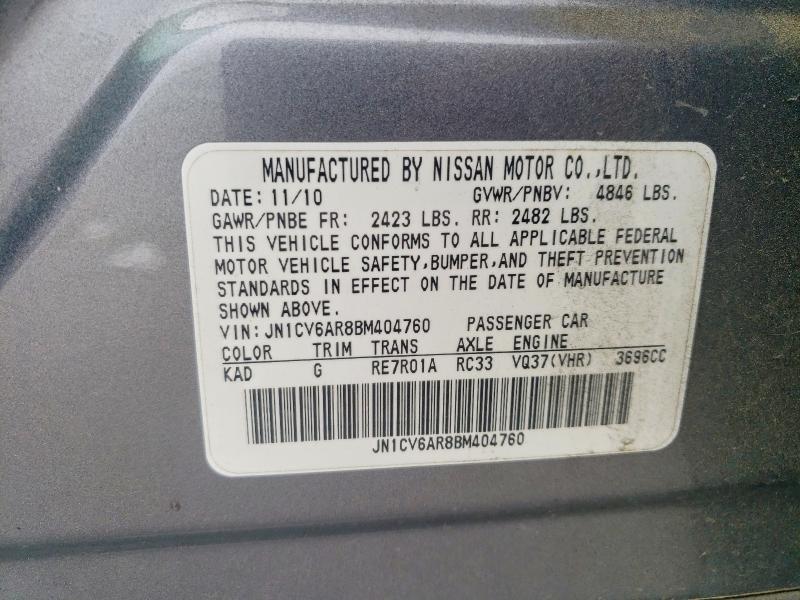 2011 Infiniti G37 Sedan x