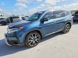 Honda Pilot Touring salvage cars for sale: 2022 Honda Pilot Touring