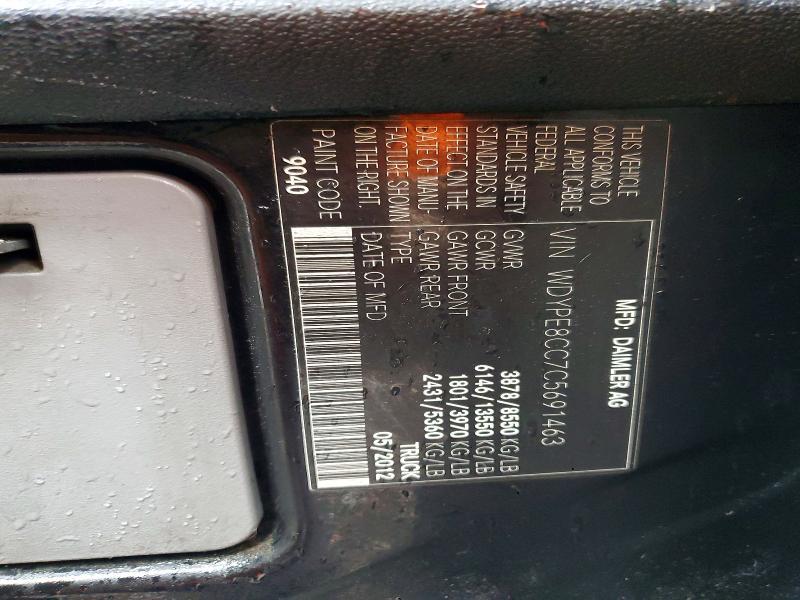 2012 Freightliner Sprinter 2500