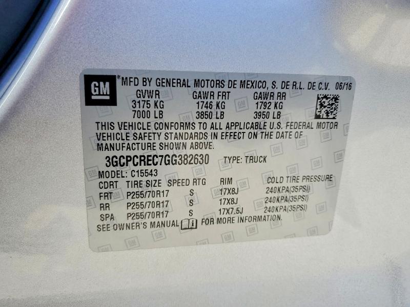 2016 Chevrolet Silverado C1500 LT