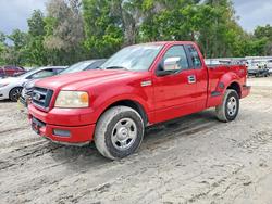 Salvage trucks for sale at Ocala, FL auction: 2005 Ford F150