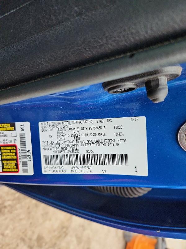 2018 Toyota Tundra Crewmax SR5