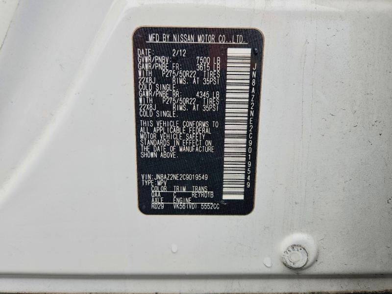 2012 Infiniti Qx56 Base