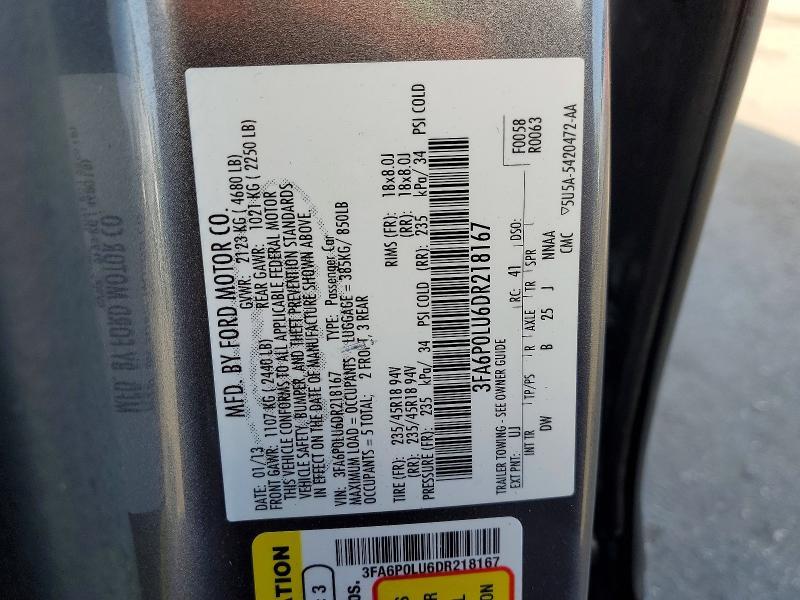 2013 Ford Fusion se Hybrid