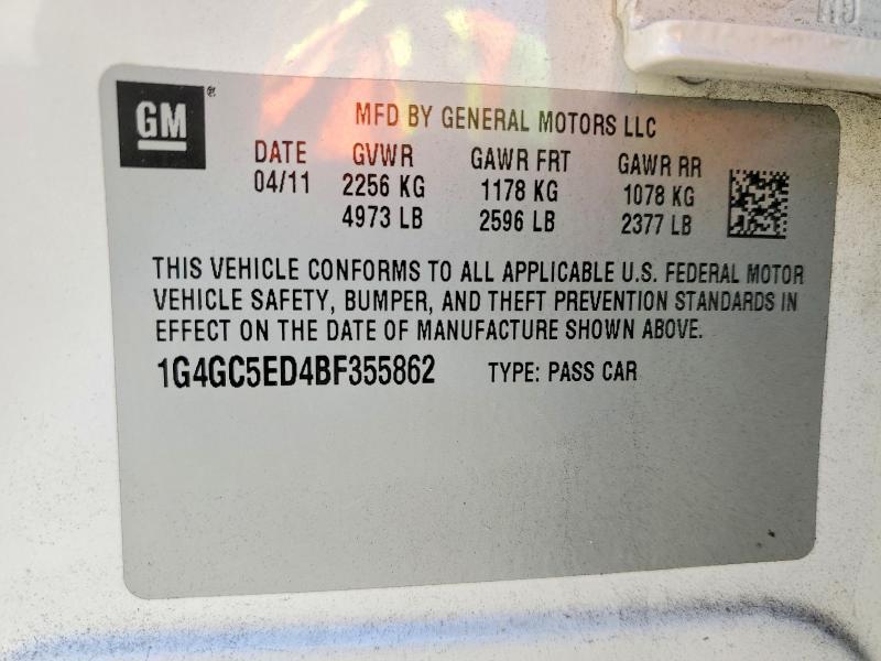 2011 Buick Lacrosse cxl